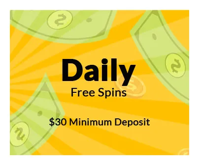 Daily Free Spins Real Money Slots Bonus